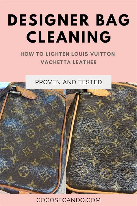 nettoyer cuir louis vuitton|best way to clean Louis Vuitton bags.